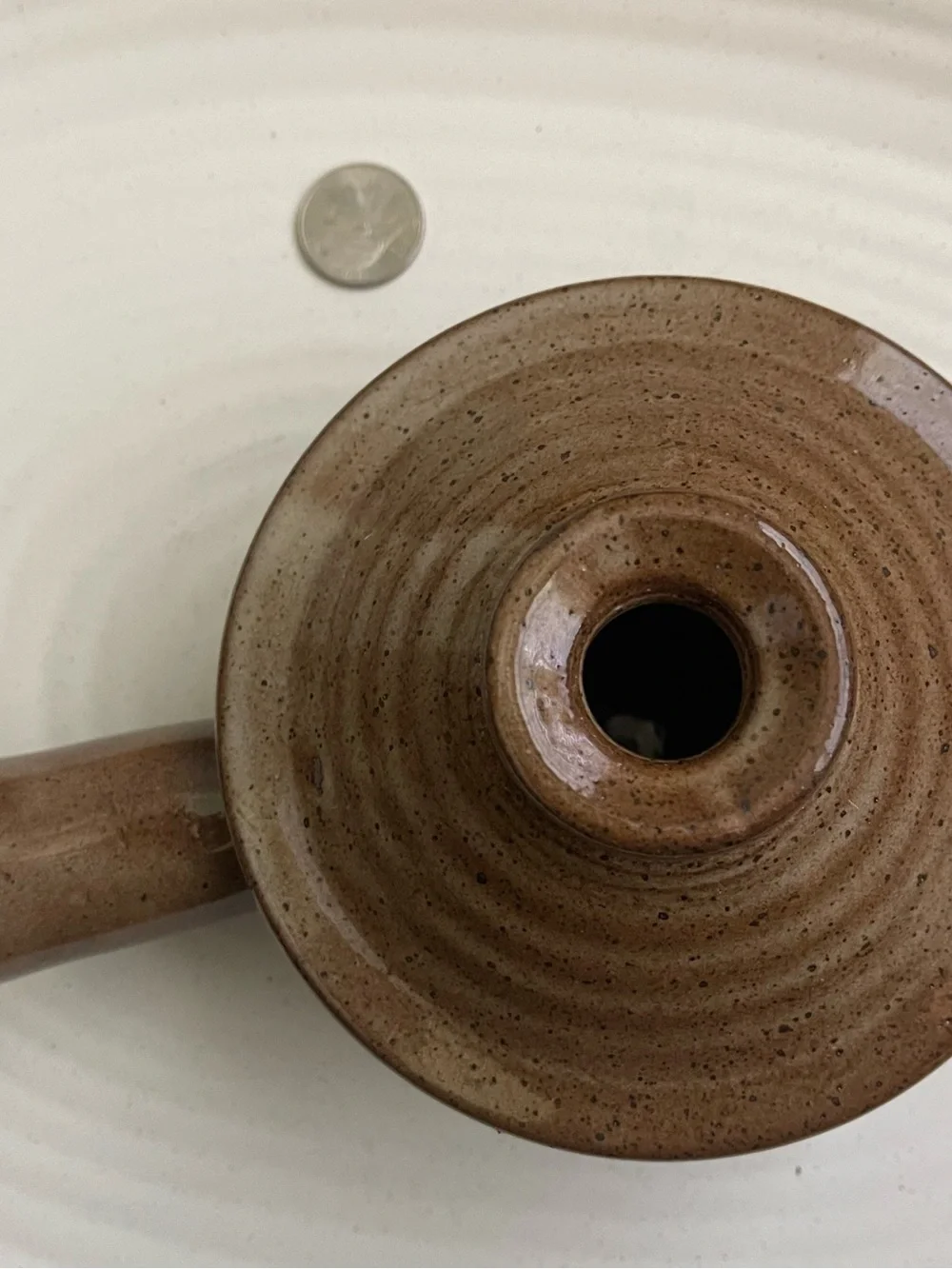 Handmade Brown Glazed Ceramic Tagine Soup Bowl with Lid